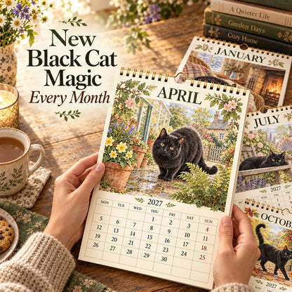 🐈‍⬛📅 2027 Black Cats Calendar - A Year Filled With Feline Charm