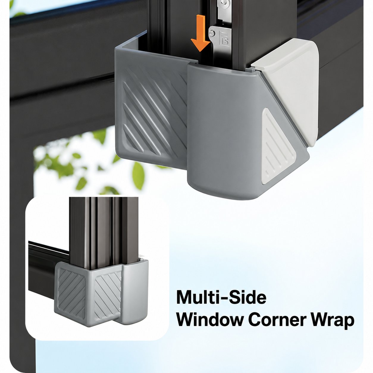 Magnetic Full-Wrap Window Corner Guard