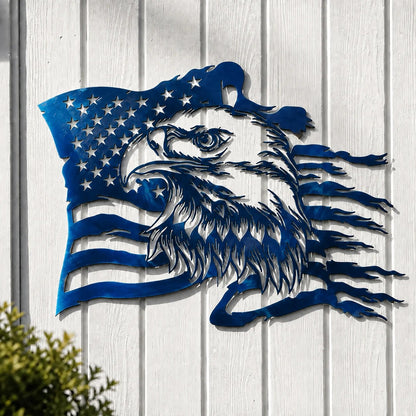 🦅 Freedom Eagle American Flag Wall Art