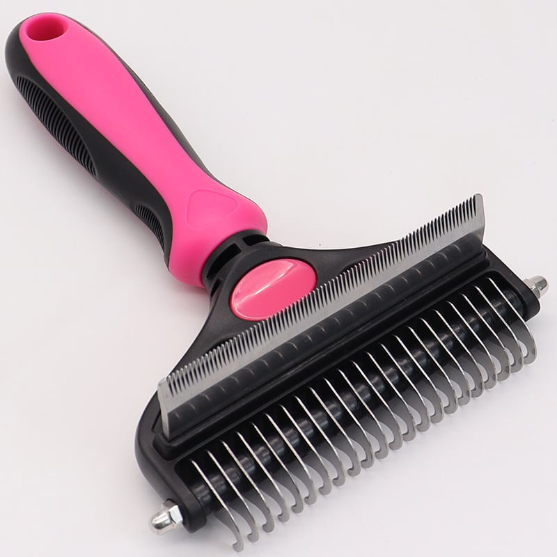 🐾 Professional Deshedding Tool for Dogs & Cats – Gentle, Efficient & Fur-Free Home ✨💖