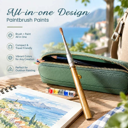 🎁 Portable Paintbrush & Colors Set – A Little Gift Full of Creativity!