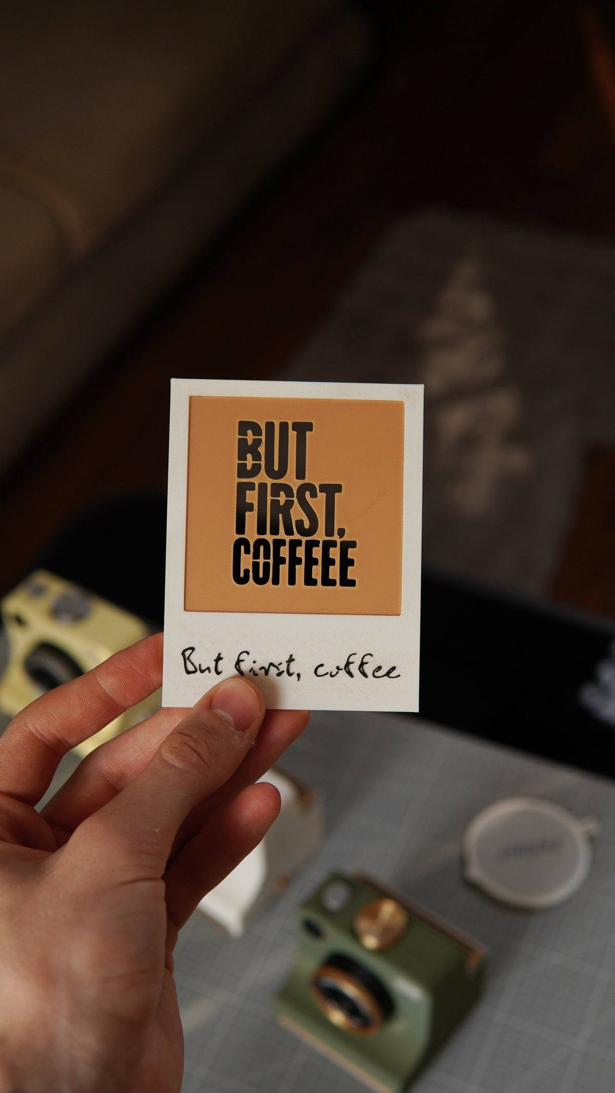 3D Printed Latte Art Camera | One-Touch Coffee Stencil Printer Kit