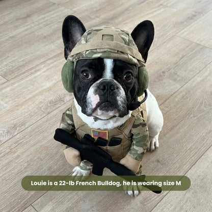 🔥 Limited-Time 49% OFF✨Pet Tactical Soldier Uniform