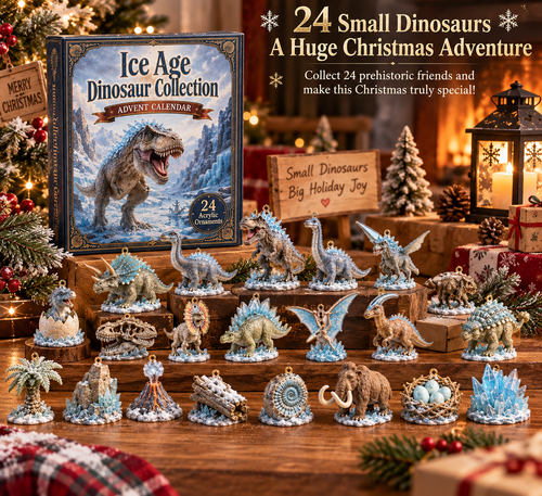 🦖❄️Ice Age Dinosaur Advent Calendar 2026 - 24-Day Festive Countdown