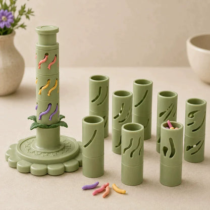 ⏳ Last Day 49% OFF – 🌸 Beginner-Friendly Clay Bloom Maker Set | Reusable 3D-Printed Flower Shaping Tool with Interchangeable Sleeves & 24-Color Modeling Clay Included ✨