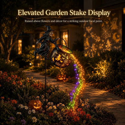 🌟2026 NEW HOT SALE 49% OFF🎃Halloween Witch Cauldron Garden Light
