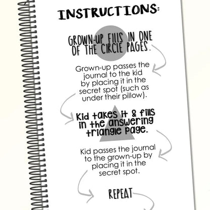 Just Between You & Me Kid – Parent-Child Back-and-Forth Journal