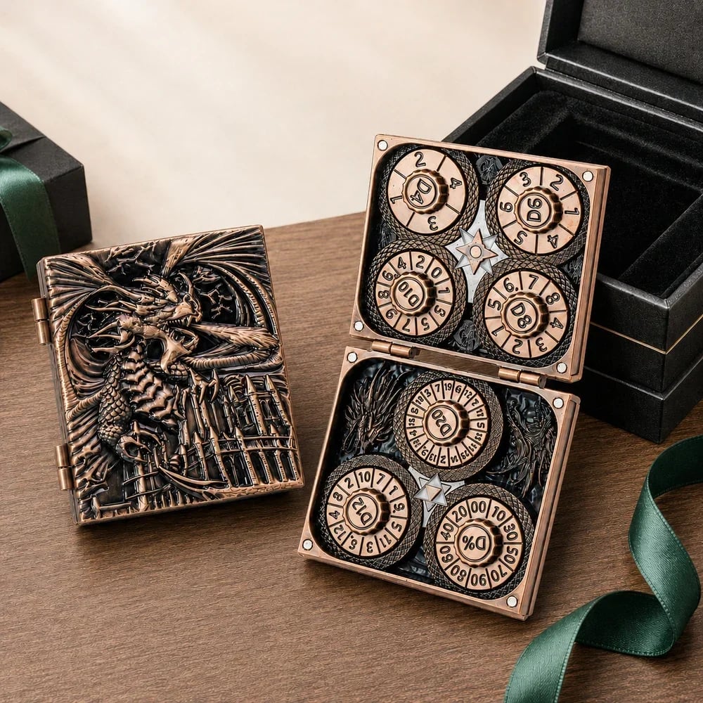🐉7-in-1 Pocket Spinner DND Dice Set🎲