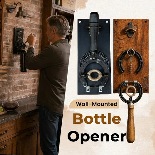 🔥BUY 2 FREE SHIPPING - 🍷 Wall-Mounted Bottle Opener – Easy One-Hand Beer & Wine Opener