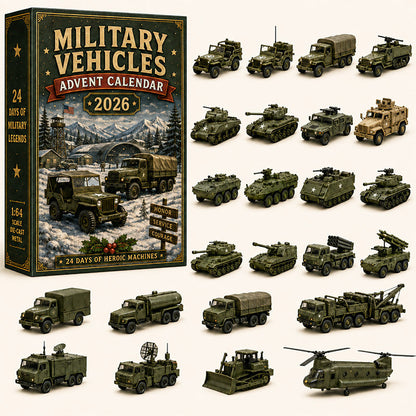 🚜🚗🎄 2026 Vehicle Advent Calendar Collection – 24 Days of Classic Machines, Trucks & Military Legends 🎁✨