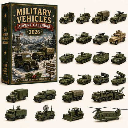 🚜🚗🎄 2026 Vehicle Advent Calendar Collection – 24 Days of Classic Machines, Trucks & Military Legends 🎁✨