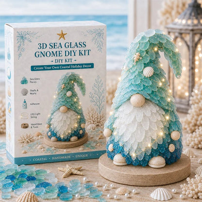 ⏳ Last Day 49% OFF – 🌊 Beginner-Friendly DIY 3D Lighted Sea Glass-Style Art Kit Collection | Complete Kit with Sea Glass-Style Pieces, LED Lights & Step-by-Step Guide Included 💕
