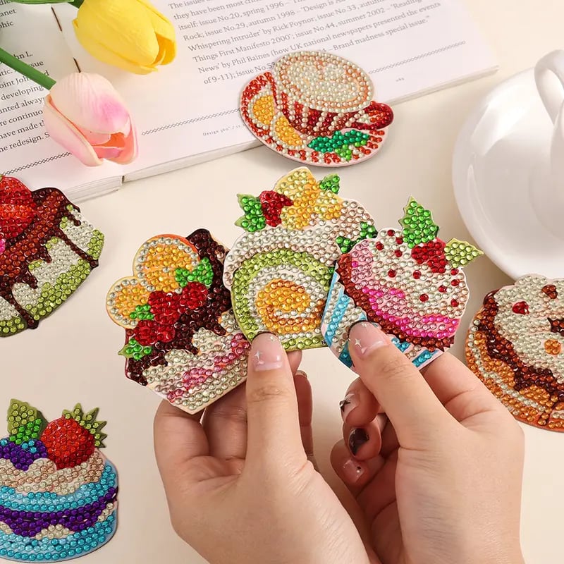 🎂 8 Cute Food-Themed Magnetic Designs — A Fun & Relaxing Craft Experience For Kids, Adults & Families