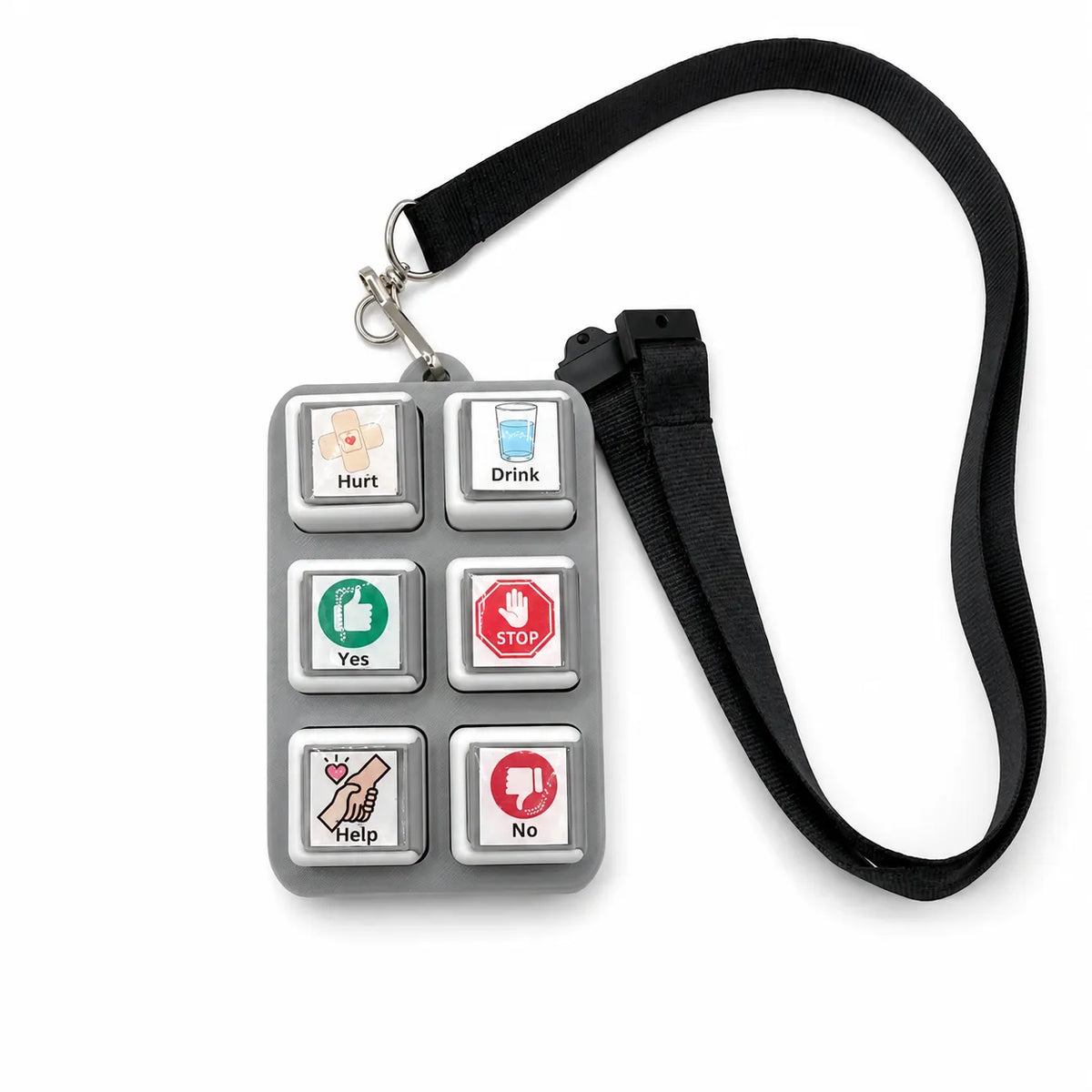 Communication Clicker | Interchangeable Assistive Tool for Special Education & Autism