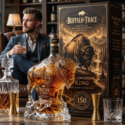 Yellowstone 150 Years Heritage Edition Whiskey Bottle