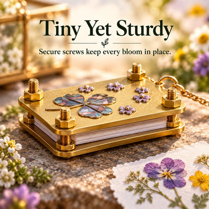 🌸Pocket-Sized Mini Flower Press – Preserve Tiny Blooms & Nature Memories 🌿