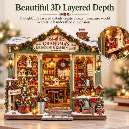 🐦 Build Your Own Grandma’s Christmas Garden Shop 🌿