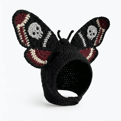 🖤🐾Handmade Gothic Crochet Cat Hat