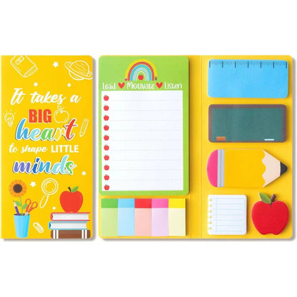 "Work of Heart" Teacher Appreciation Sticky Note Portfolio