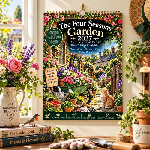 🌿2027 Four Seasons Gardening Calendar & Monthly Planner | Planting Guide, Garden Tasks & Plant Labels🌱