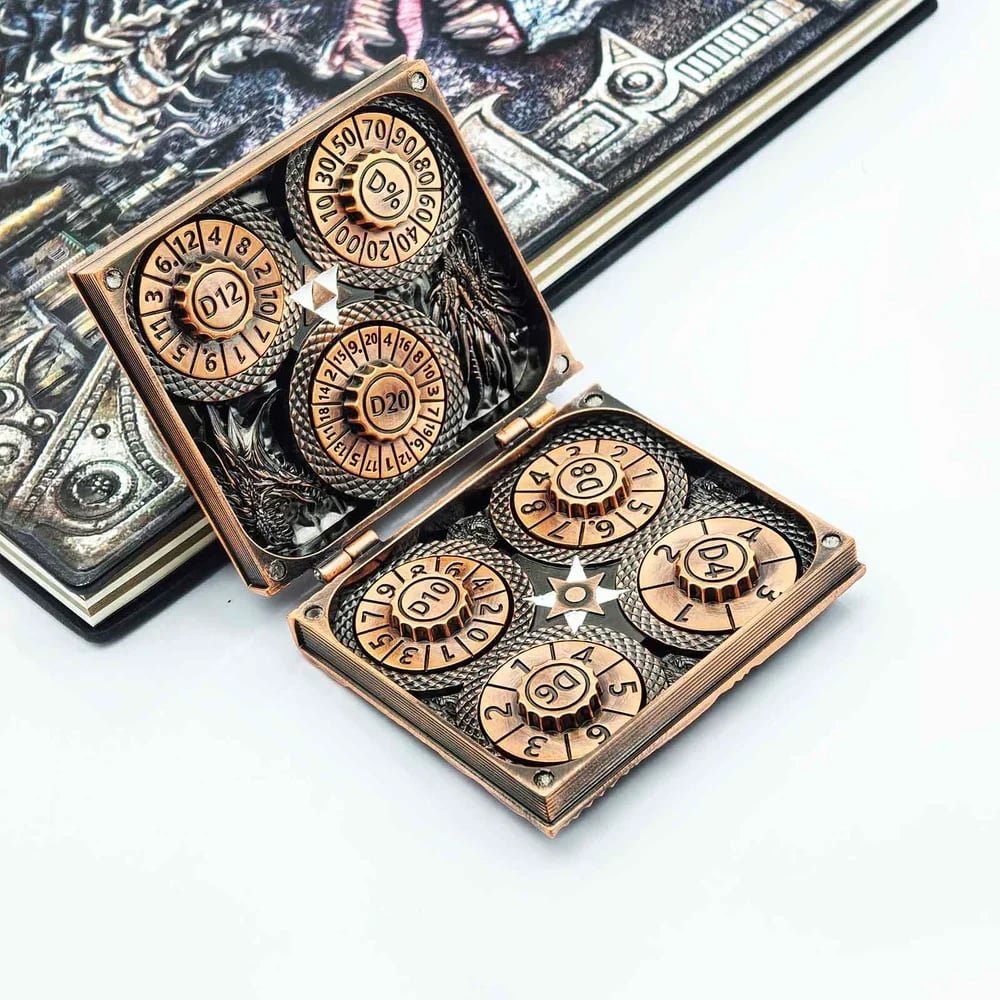 🐉7-in-1 Pocket Spinner DND Dice Set🎲