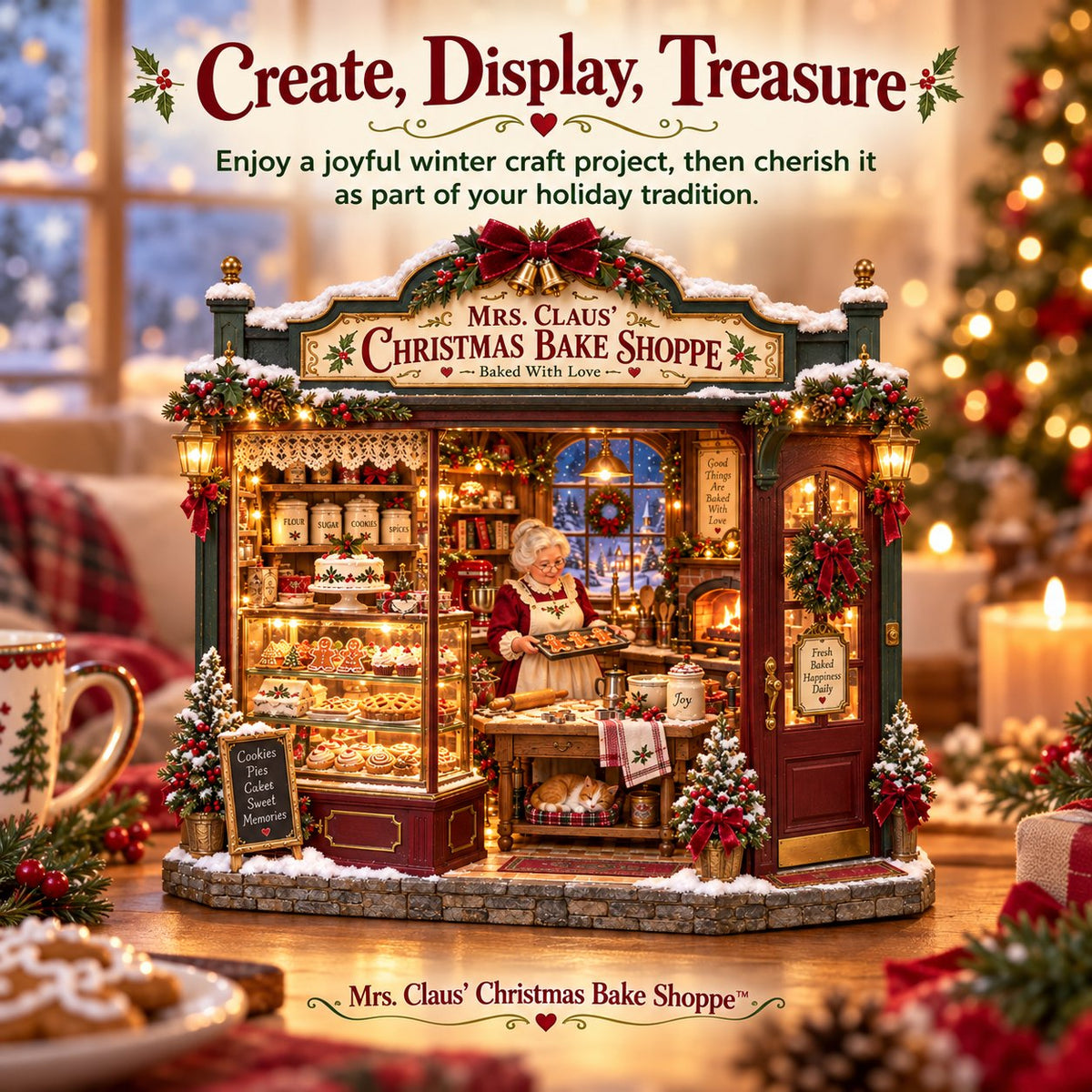 🧁 Mrs. Claus’ Christmas Bake Shoppe DIY Kit 🎄