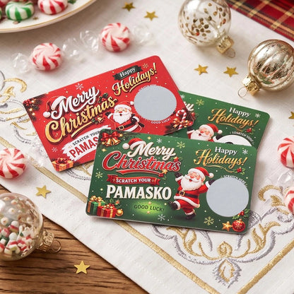 🎅 Christmas Scratch-Off Surprise Cards | Holiday Party Game
