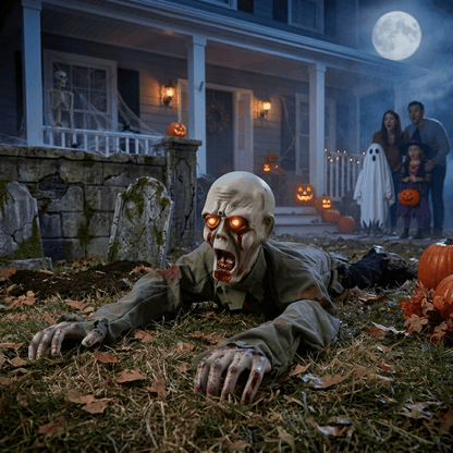 🧟‍♂️ Voice-Controlled Electric Crawling Ghost with Led Eye
