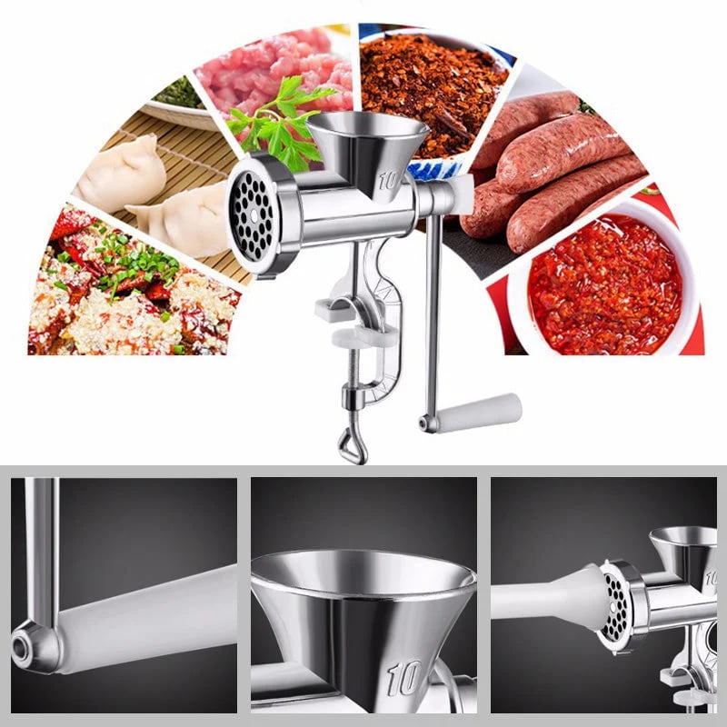🛍️ 50% Off – Versatile Meat Grinder with Sausage Filler – for Grinding, Mixing & Filling – Ideal for Homemade Sausages & More 🥩