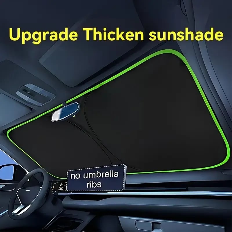 🎉2026 New Portable Heat-Insulating Vehicle Sunshade, Upgraded Thickened Front Window Sun Shade☀️🚗