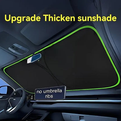 🎉2026 New Portable Heat-Insulating Vehicle Sunshade, Upgraded Thickened Front Window Sun Shade☀️🚗