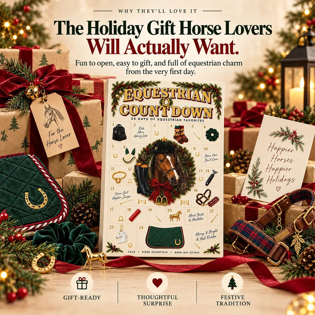 🐴 EquiJoy™ 24-Day Equestrian Advent Calendar