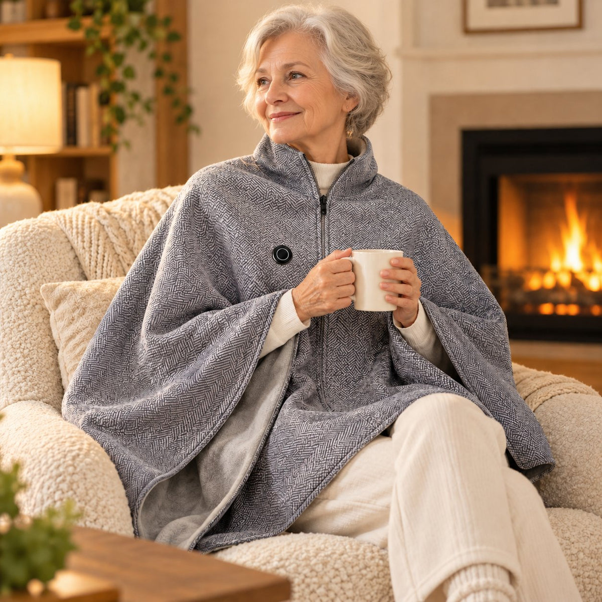 ❄️ LAST CHANCE 50% OFF Heated Wearable Blanket – Stay Warm at Your Desk Without Bulky Layers 🔥