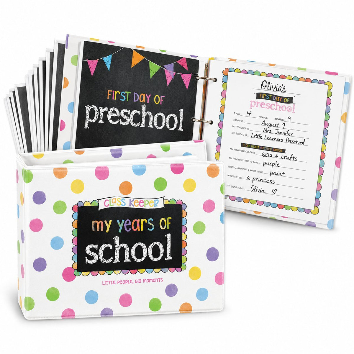 🔥LAST DAY 50% OFF - First & Last Day School Memory Keepsake Binder