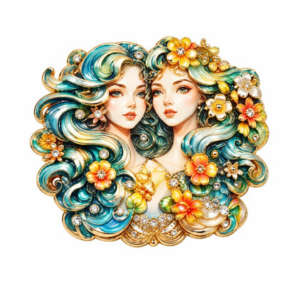 Luxury Zodiac Enamel Brooch – Turn a Simple Blazer into a Statement ✨