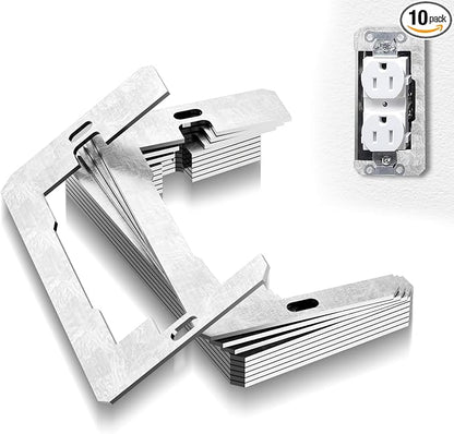 🔥Last Day 49% OFF-Wall Plate Spacers (Metal) – For Wall Outlet Repair and Securing Loose Outlets