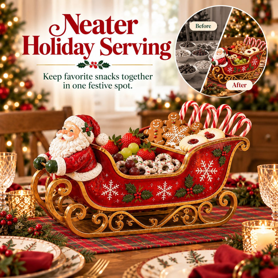 Neater holiday serving display