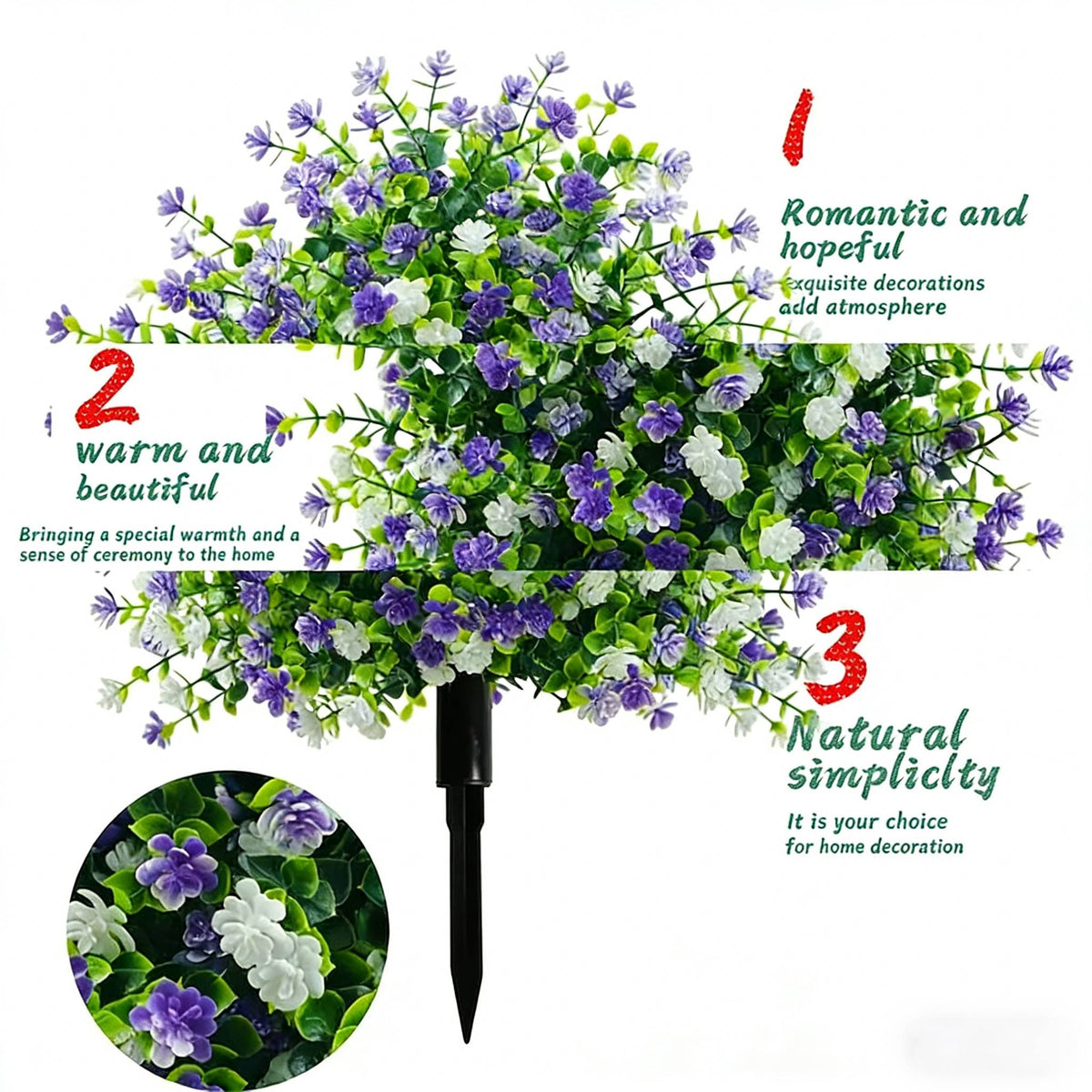 Today Only🔥 Limited Stock | Artificial potted trees with ground stakes