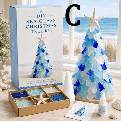 🔥49% Off Last Day - BUY 3 GET 1 FREE🎄DIY Sea Glass Christmas Tree Kit