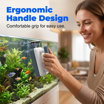 🔥 50% RABATT! 🐠 Magnetischer Aquarium Scheibenreiniger ✨ Doppelseitige Reinigung, Algenentferner & Einfaches Reinigen von Glasbecken