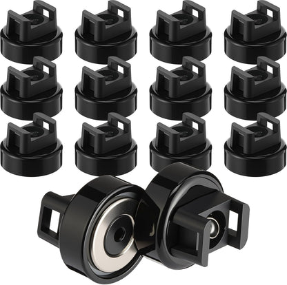 🎉 🧲 12 Pack Heavy Duty Magnetic Zip Tie Mounts for Cable Management