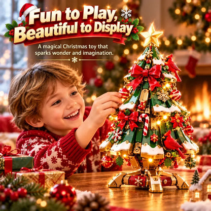 🔥 LAST DAY 49% OFF 🔥 Egg-to-Christmas Tree™ Magical Transforming Toy – Cardinal Christmas Tree Holiday Gift 🎄🎁✨