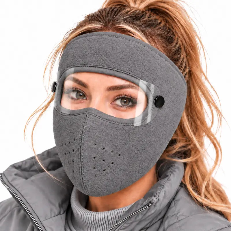 ❄️ Winter Face Mask with Detachable Goggles