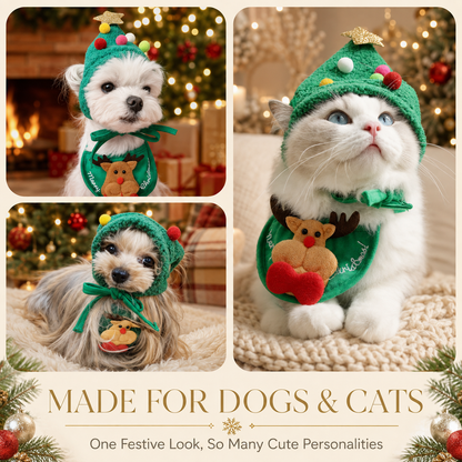 Last Day Promotion 48% OFF-🎄Adorable Christmas Tree Pom-Pom Hat 🔥