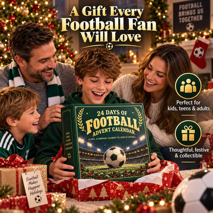 ⚽ Soccer Fan 24-Day Advent Calendar – Acrylic Miniatures
