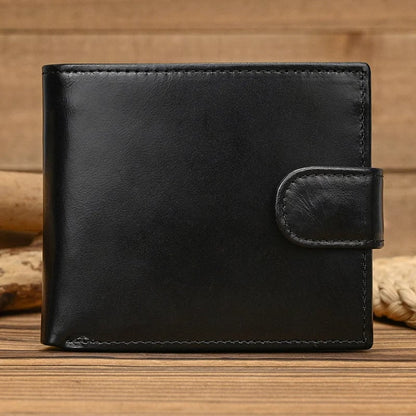 💼Top-Grain Leather Wallet for Men & Women – Bi-Fold / Tri-Fold with Coin Pocket & Multiple Card Slots