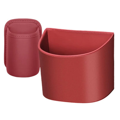 🥳2026 HOT SALE🥳💞50K+ SOLD!🚗🧺 49% OFF! Leather Car Door Cup Holder – Wide‐mouth opening, easy reach for drinks & phone. Clip‐on secure fit. PU leather, tough & stylish. 🛡️✨