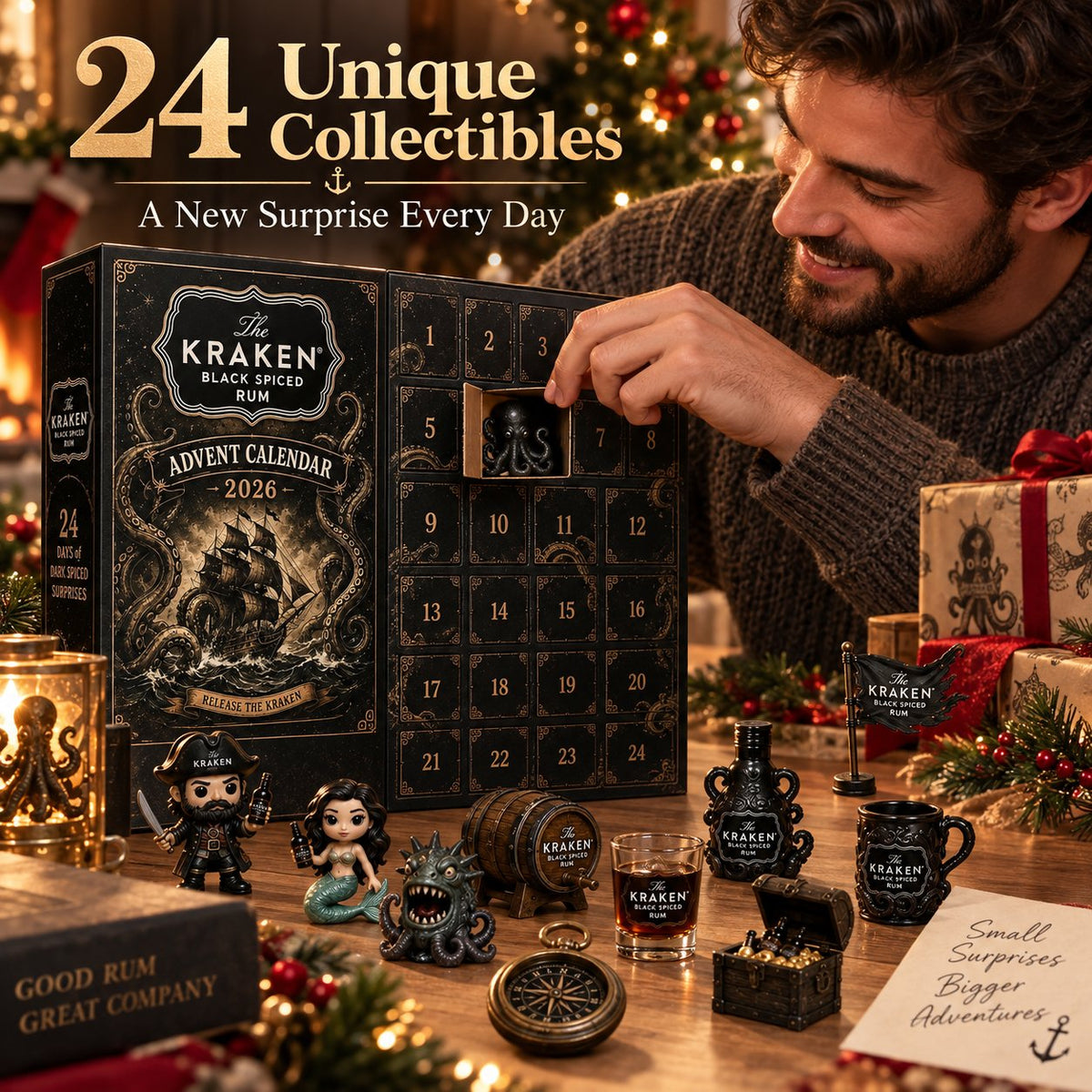 Deep Sea Pirate Advent Calendar – 24 Nautical Fantasy Collectibles