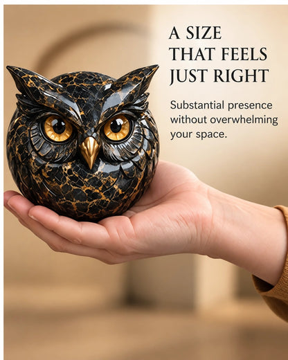 Guardian Animal Stone Sculpture – Owl, Dragon, Lion & Wolf Décor