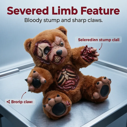 Cute Horror Zombie Plush Doll Spooky Halloween Decor & Party Prop